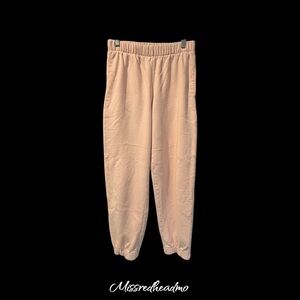 Brandy Melville Light Pink Sweatpants Cozy Joggers